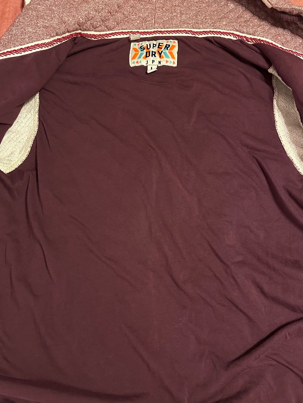 Superdry Women’s Marled Mauve Zip-Up hoodie - Picture 5 of 9